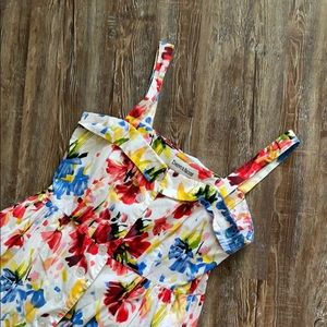 Multicolor Floral Summer Sleeveless Dress